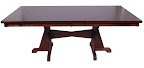 70 x 46 Huntington Dining Table, Walnut Hardwood, Winter Finish