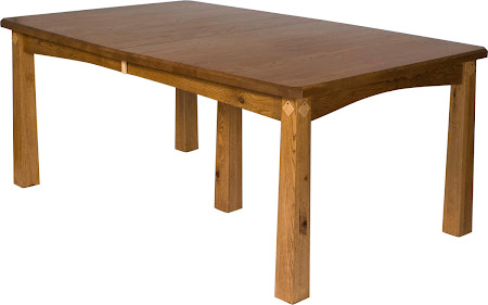 60" x 42" Shaker Table in Rustic Oak