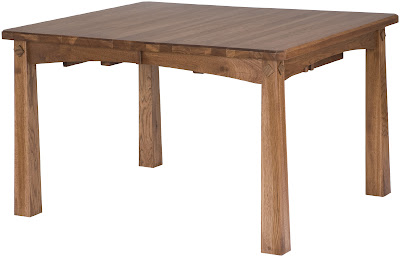 50 x 42 Shaker Dining Table in Calico Hickory