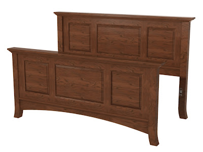 Rochester Bed in Simulated Autumn Oak