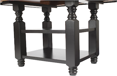 Giordano Kitchen Table in Autumn and Midnight Oak