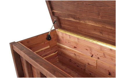 Ashton Chest in Oil & Wax Walnut, Chest Interior