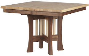 42 x 42 Craftsman Kitchen Table in Hard Maple and Walnut