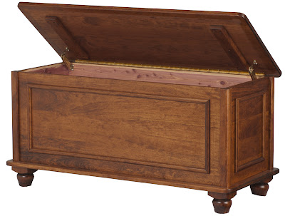Lotus Chest, Antique Cherry