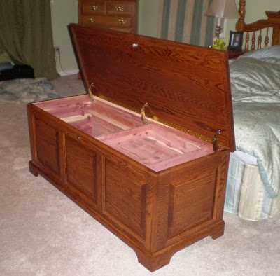 42 Inch Hope Chest Shown in Autumn Oak