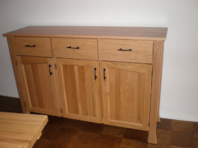 Palermo Shelf and Buffet in Natural Oak