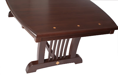 90 x 42 Western Dining Table in Mocha Walnut