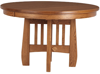 42 Inch Diameter Sonora Round Table in Medium Oak