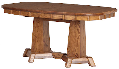 60 x 42 Turin Table in Rustic Oak, Oval Tabletop