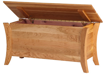 42"  kyoto chest in natural cherry