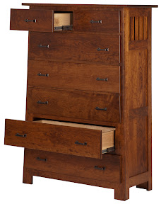 40" x 60" Teton Dresser in Antique Cherry