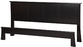 Seville Platform Bed in Midnight Oak