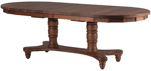 90" x 42" Lotus Table in Oil & Wax Walnut