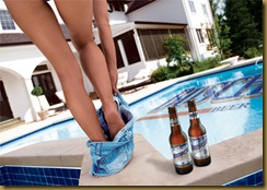 Busch Beer Legs