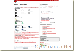 I like your colors on Cybernauda-Net