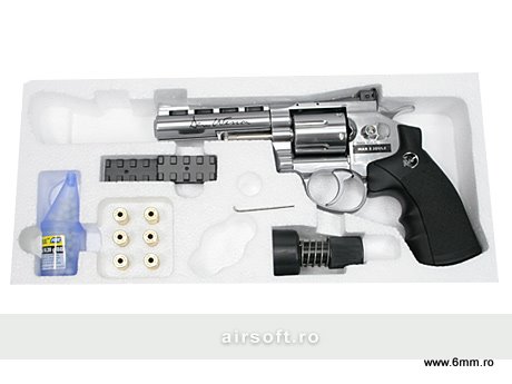 airsoft, asg, revolver, dan wesson