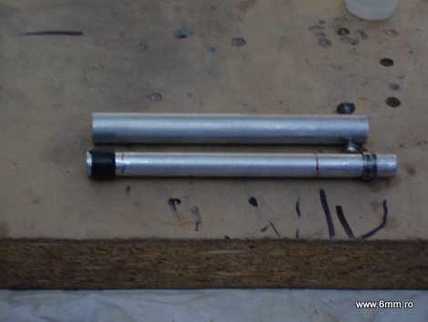 airsoft, amortizor, home-made