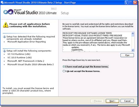 Step By Step Guide to Install Microsoft Visual Studio 2010 Ultimate Beta 2