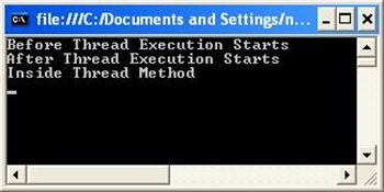 Example to Create and Start the Thread in C#