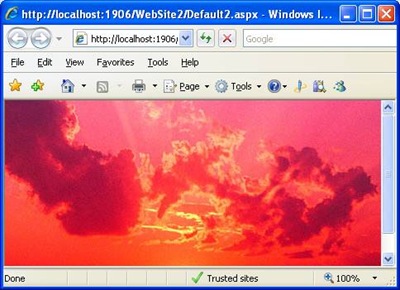 Set Image Properties in a webpage