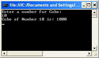 How to Calculate Cube of a Number in C#