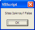 How to Check a Variable is Array in QTP