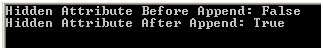 How to Append Attributes to a File using C#