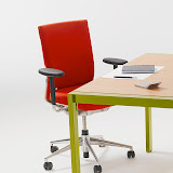 red seat Vitra and Matabla