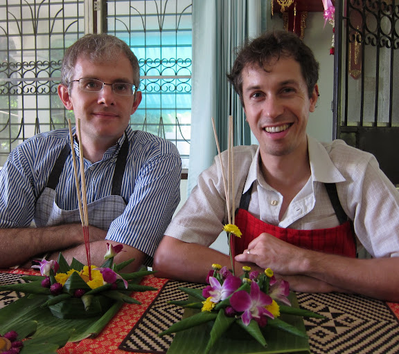 Our finished krathongs