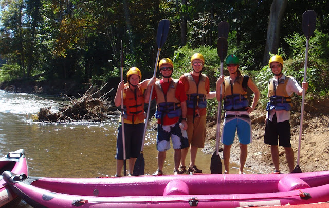 Before kayaking…