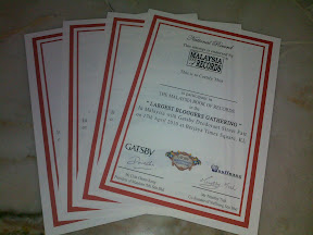 Sijil Malaysia Book of Record Gatsby