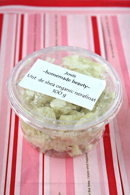 Unt de shea nerafinat