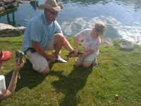 Holding a catfish