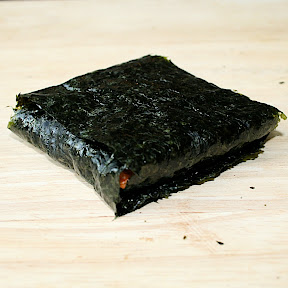Coussins de nori aux carottes citronnées