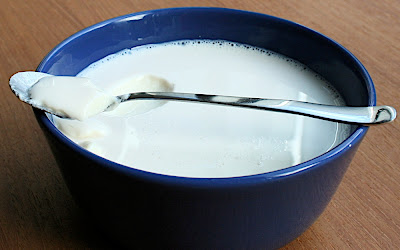 Fromage de soja frais, après fermentation