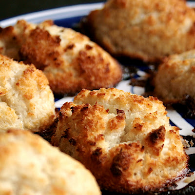 Rochers à la pulpe de coco, patate douce et lait de riz