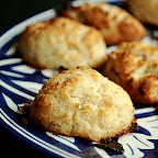 Rochers à la pulpe de coco, patate douce et lait de riz