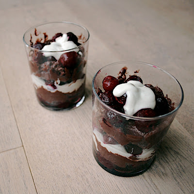 Parfait choco-cerise