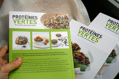 Protéines Vertes : 4ième de couverture : tofu, lentille, pois chiche, azuki...
