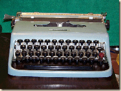 máquina escrever