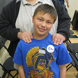 Michael and his E for Effort award!
