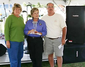 Joe &amp; Voncile with Grand Champion Trophy - Maggie Valley, NC 2006