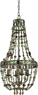 florence mini chandelier with 4 lights quoizel