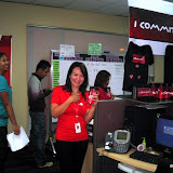 Daisy Carpio gets the limited edition I Commit Tumbler.