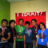 The Can DOlympics Medalists (LR Joeffrey, Jenny, Borj, Markee, Dhon, and Charm)