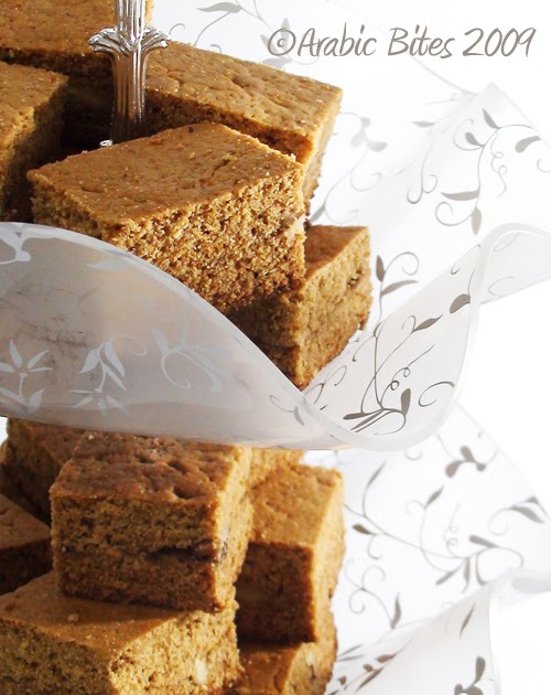 Arabic Bites Delicious Date Molasses & Cardamom Moist Cake