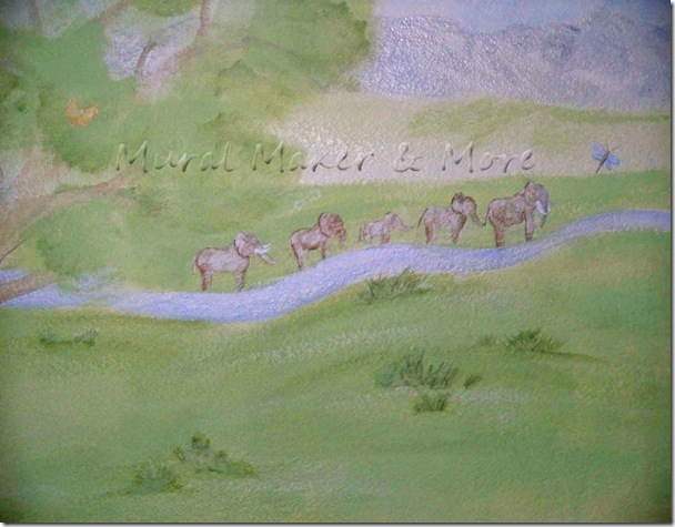 Elephant-Mural-in-Nursery Elephant-Mural-in-Nursery