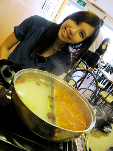 laksa soup. chicken laksa soup. with laksa