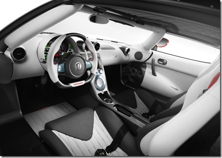 Koenigsegg Agera R interior The car that will be on display has been 
