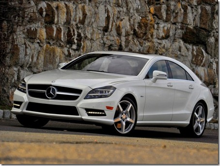 2012-Mercedes-Benz-CLS550-Front-Side-View 2012-Mercedes-Benz-CLS550-Front-Side-View